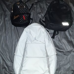 Michael Jordan White Backpack